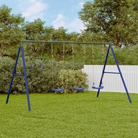 Schaukel-Set Mit 2 Schaukelsitzen Und Trapez FüR Garten Kinder Spielplatz