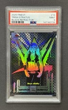 2025 Topps Finest WWE Trish Stratus Black Refractor /50 #14 - PSA 9 Mint