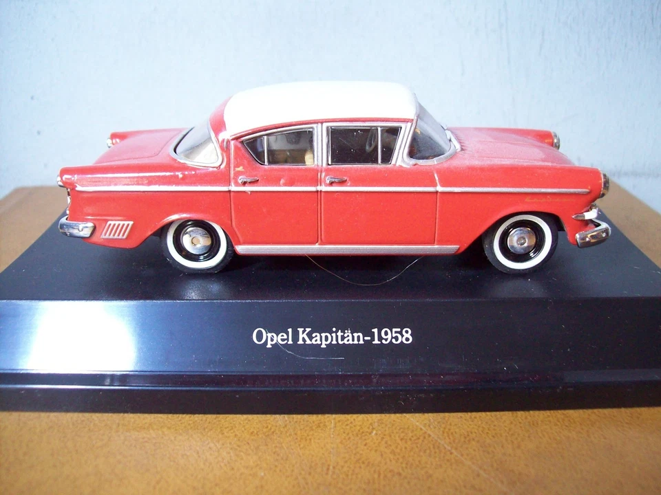 1/43 STARLINE 550116 OPEL KAPITAN 1958RED CORALLE/ALABASTER REG GG-JU 44 - Image 3 of 4