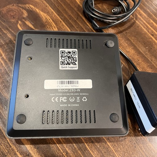 Used/Tested Intel Inside Fanless Mini PC Model:Z83-W With Adapter - Afbeelding 3 van 9