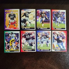1991 Score - Eight Los Angeles Raiders cards