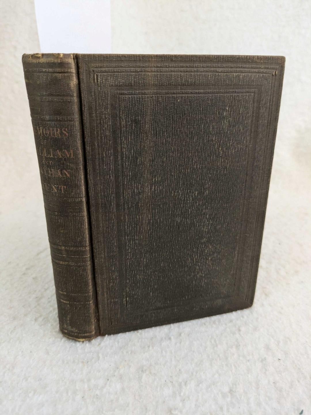 MEMOIRS OF WILLIAM AND NATHAN HUNT 1858 Uriah Hunt & Son, PA First Edition