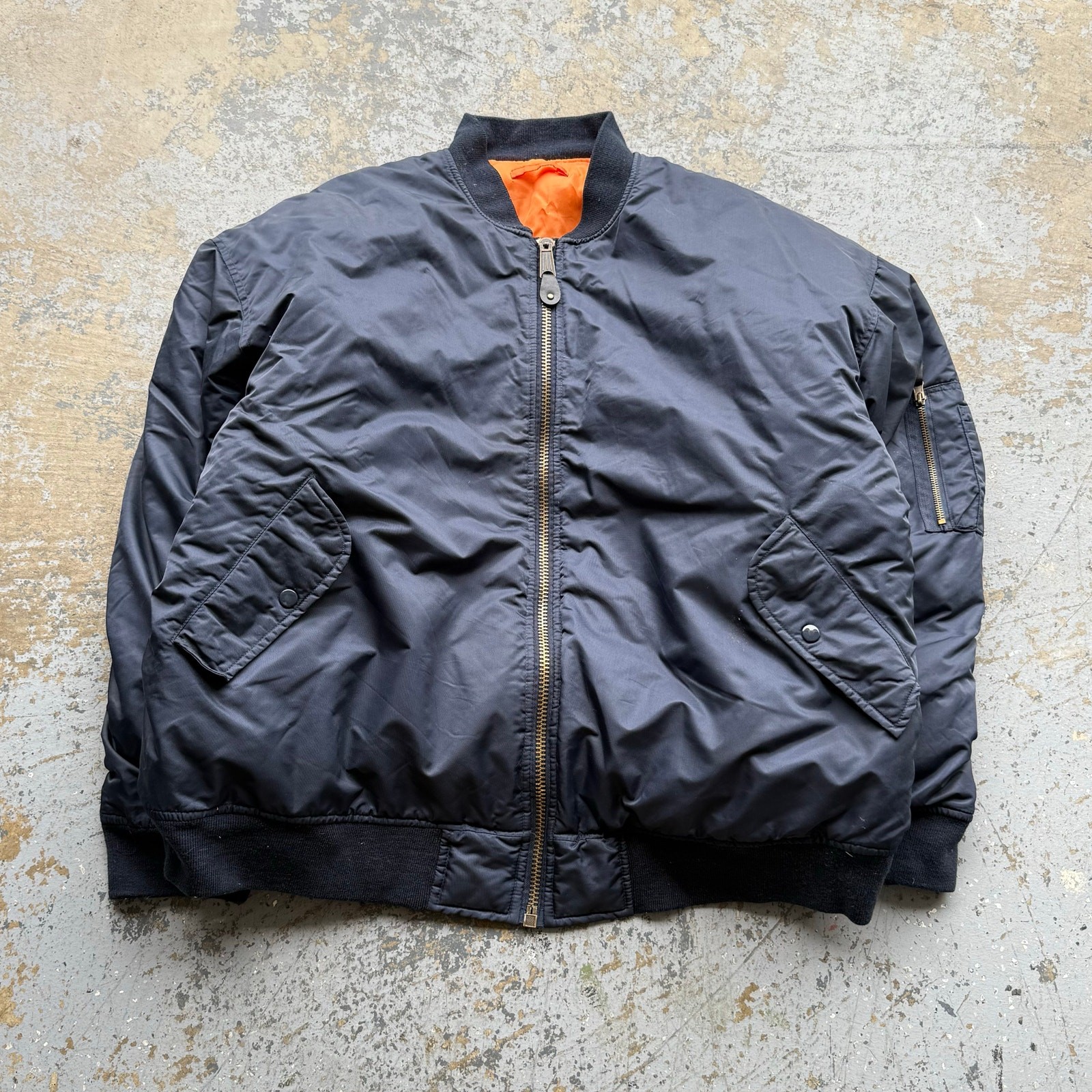 Vintage FN7 MA-1 Reversible Flight Jacket in XL by Authentic Systems