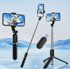 Selfie Stick Tripod Live Streaming For iPhone/Android,Wireless Remote,Bluetooth