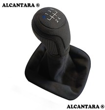 FÜR AUDI A3 8L 8P 8V  SCHALTSACK SCHALTKNAUF 12mm  ALCANTARA© 5G  SCHWARZ DP5