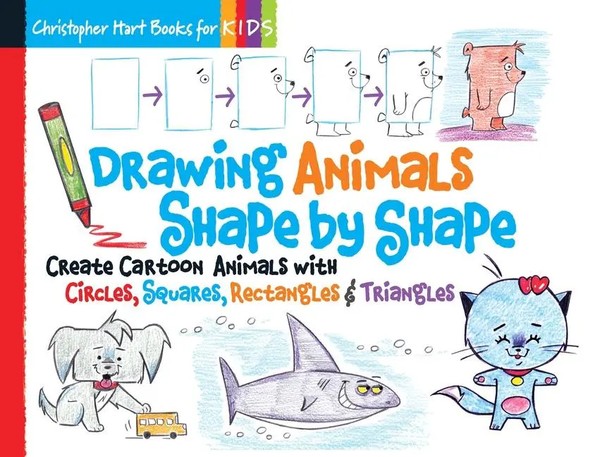 Drawing Animals Shape By Shape | Christopher Hart | Taschenbuch | Englisch-image