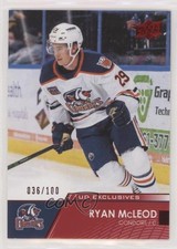 2021-22 Upper Deck AHL Exclusives 36/100 Ryan McLeod #63 01m8
