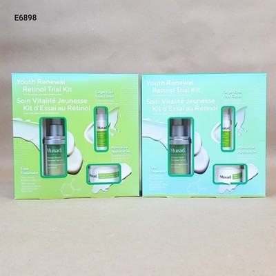 New Box Murad Youth Renewal Retinol Trial Kit Anti Aging Skin Lot of 2 E6898