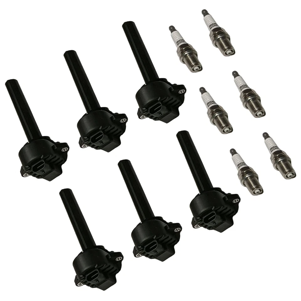 6X Bobina de encendido y bujía para Isuzu Rodeo 2000-2004 3,2 L V6 UF252 Foto 2 de 4