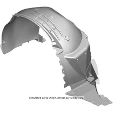 Genuine GM Driver Side Front Wheelhouse Liner with Nuts and Bolts 23327373