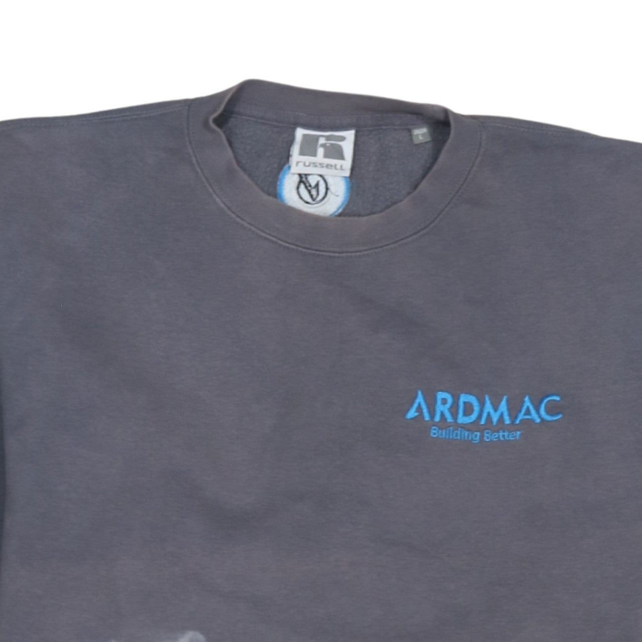 Russell Grey Sweatshirt Mens L image 3