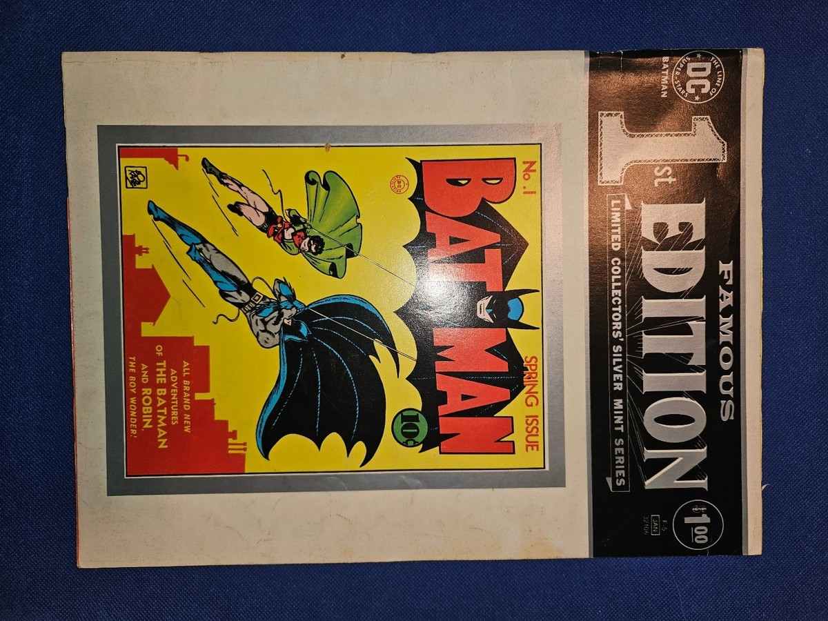 Famous 1st Edition Batman Comic DC Comics Silver Mint Series | eBay
