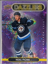 2021-22 Neal Pionk Upper Deck Series 2 Purple Dazzlers #DZ-100
