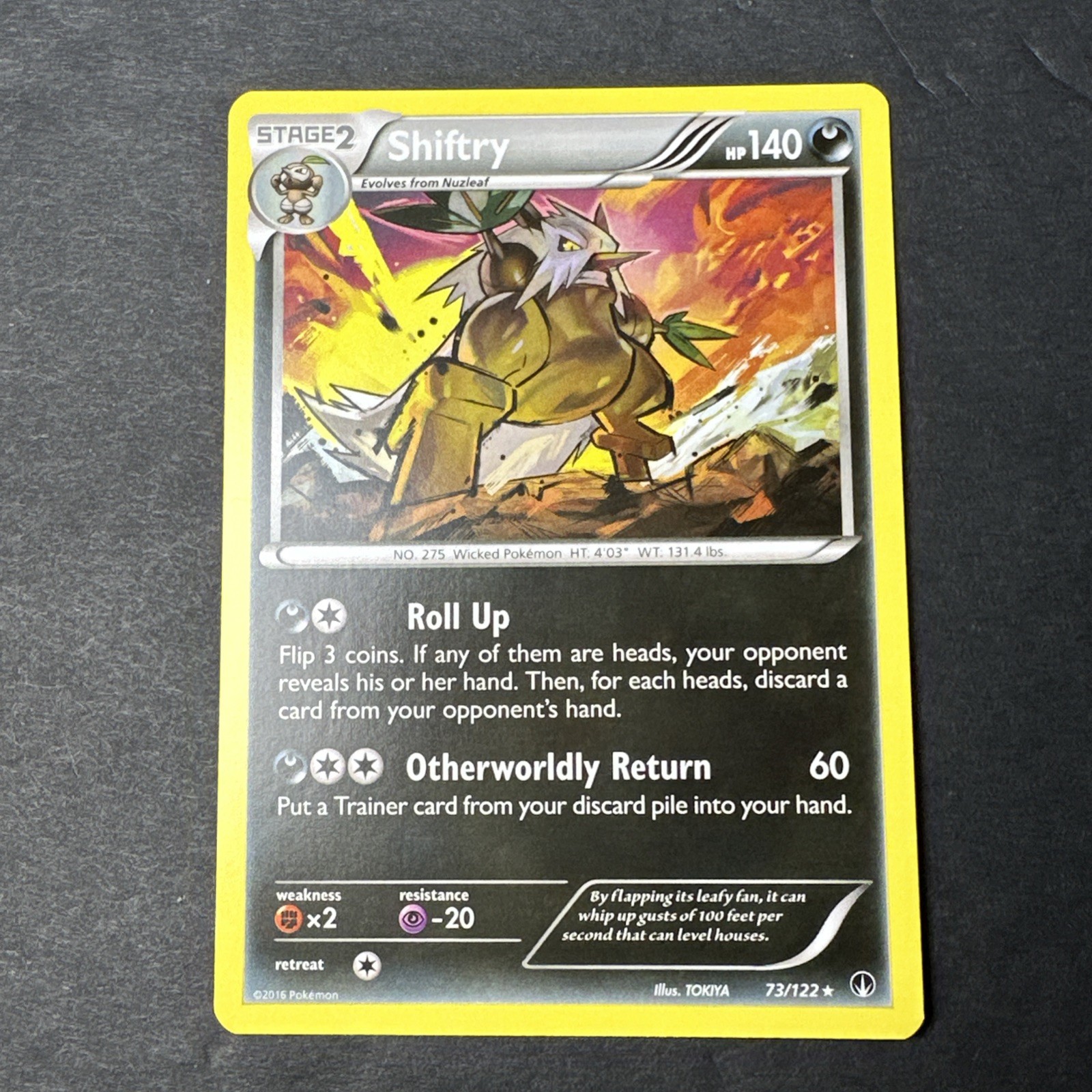 Shiftry Rare XY - BREAKpoint 73/122 LP Pokemon TCG