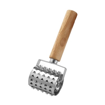 Edelstahl Fleischklopfer Roller stabil Handgerät für Huhn Schweinefleisch Rind