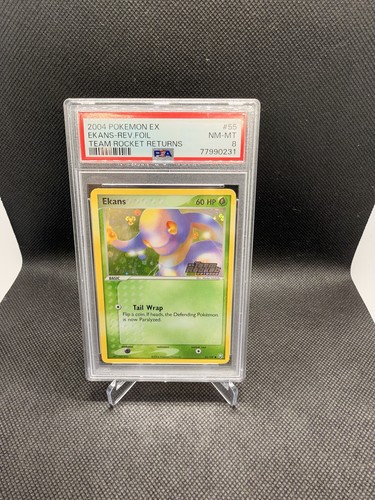 Ekans graded PSA 8 for sale on eBay