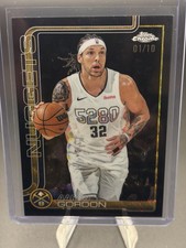 2025 Topps Chrome Basketball Aaron Gordon Black Wave Refractor /10