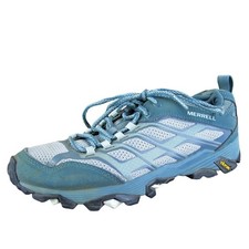 Merrell Women's Sea Pine Sneaker Green Leather Sz 9 Medium Gently Used 2025