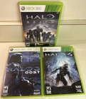 Halo Reach, Halo 3 ODST & Halo 4, Xbox 360 / One Xbox Series, 3 Games Lot, READ