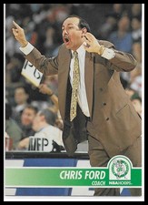 1994-95 NBA Hoops Basketball Chris Ford Coach Card #275 Boston Celtics