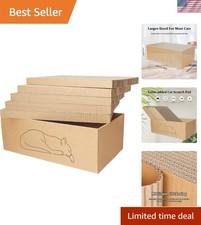 5 Packs in 1 Cat Scratch Pad for Indoor Cats - Safe, Fun, Multi-Functional