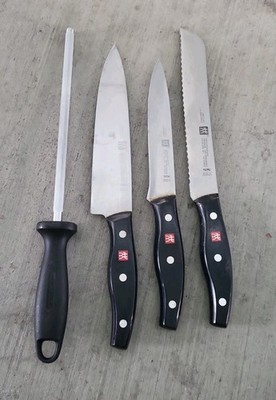 ZWILLING Twin Signature 3-Piece Starter Knife Set Chef's, Utility, Sharpening 