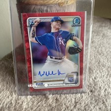 2020 Bowman Draft Will Klein Red Refractor Auto /5 Royals Dodgers