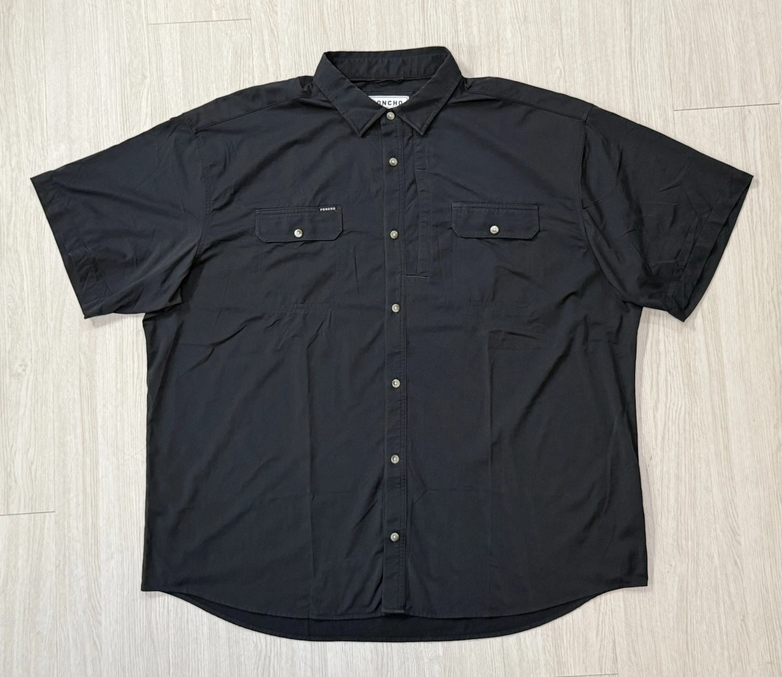 Poncho Outdoors ‘The Burnt End’ Original Short Sleeve Button Up Shirt XXL Vented
Opens in a new wind