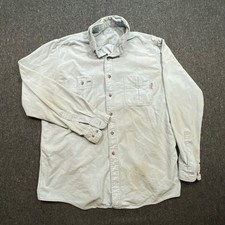 Tyndale Workwear Men XL Blue FR Flame Resistant Arc Rated CAT 2 Work Shirt USA