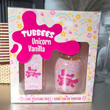 Tubbees Unicorn Vanilla Girls Gift Set Spray 75mL Mist  50mL Eau de Parfum