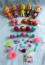 Cry Babies Magic Tears Lot of 5 Dolls  5 Pets  Accessories