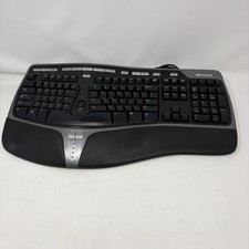 Microsoft Natural Ergonomic Keyboard 4000 v1.0 KU-0462 USB - Tested  Works