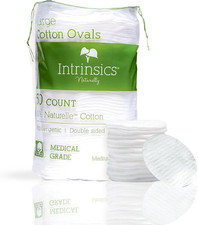 Premium 3  Large Cotton Rounds 50 Count   Cotton Pads for Face  Makeup Remova