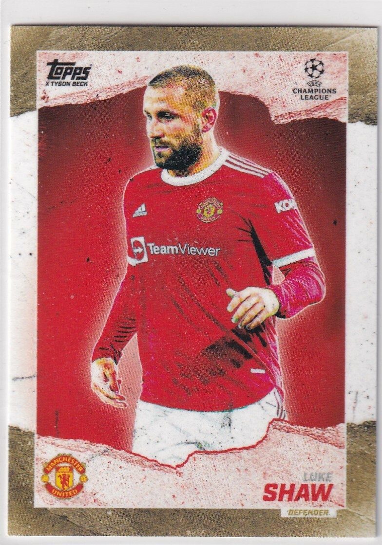 Topps Chrome Luke Shaw Gold Lava 直筆サイン s-l400.jpg