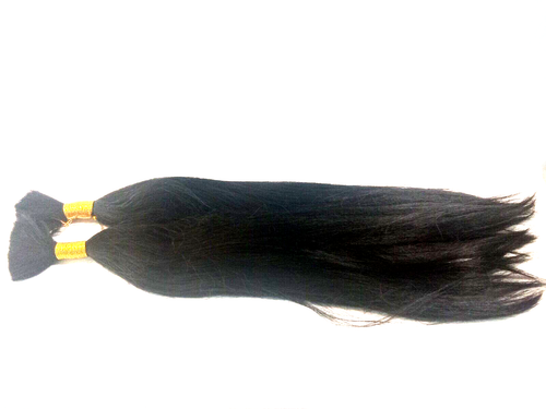 Upscale Human Hair Yaki Tangle & Shed Free 16" 1B (2 Lot) - Picture 3 of 4