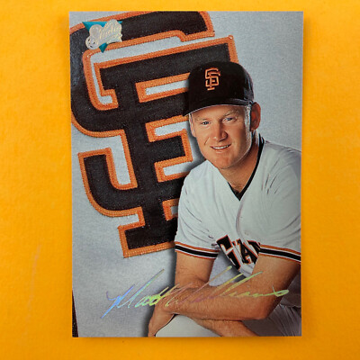 Matt Williams 1993 Leaf Studio Card #66 MLB San Francisco Giants