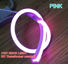 110V LED NEON Strip Light SMD Flexible For Window/Sign NO Transformer Needed! US
