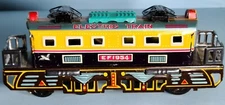 Vintage 1950's EF 1954 Tin Electric Train Car SSS Japan Toy Nice Clean