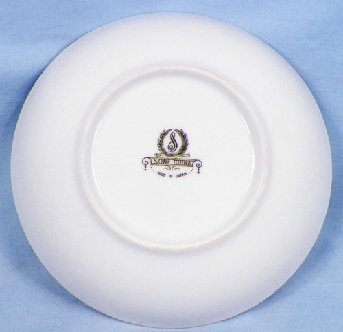 4 Sone China Lilac Bowls Fruit Dessert Porcelain Gold Trim Purple Lilacs Japan D - Picture 5 of 6