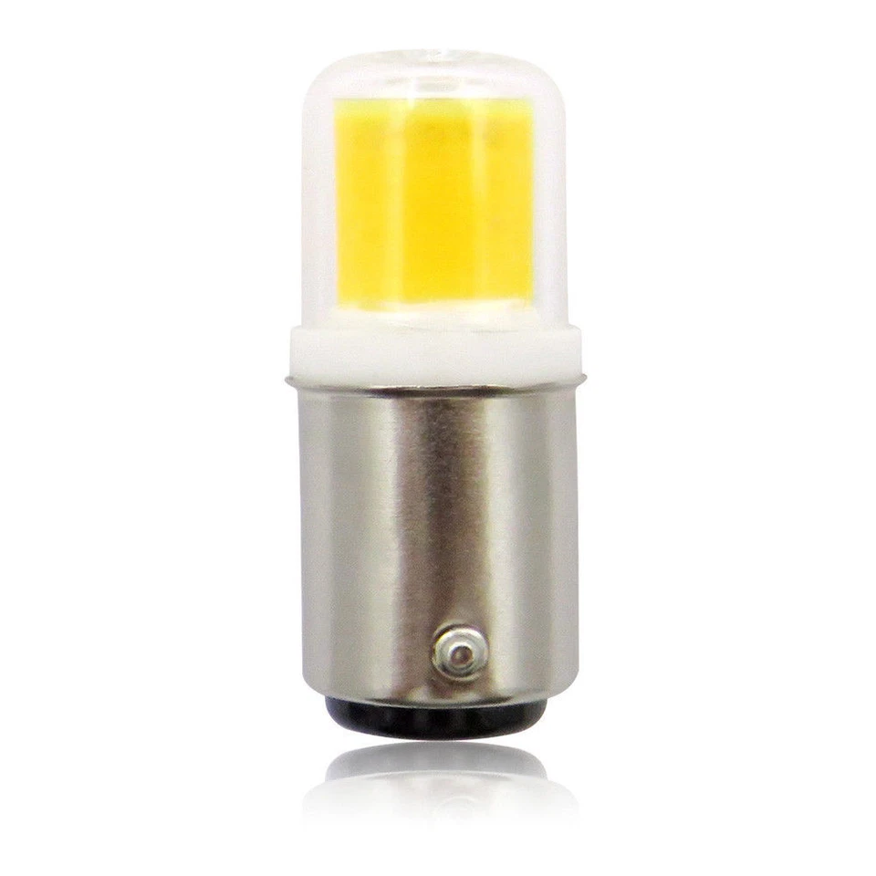 6x BA15D A15D Bayonet Base led bulb Warm White 1511 COB Singer sewing machine #H - Image 2 of 4