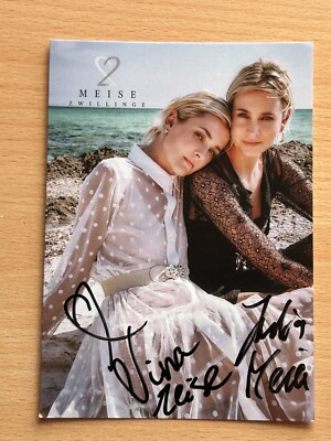Meise Twins - Autograph Card Original Signed - #40098