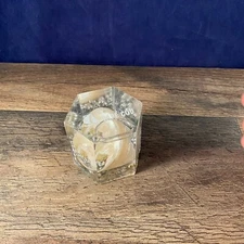 Cape Cod Souvenir Paperweight Shell and Pearls Snow Globe Style 