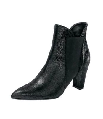 Heine Damen Stiefelette, schwarz