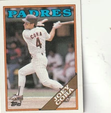 FREE SHIPPING-MINT-1988 Topps Joey Cora San Diego Padres #91