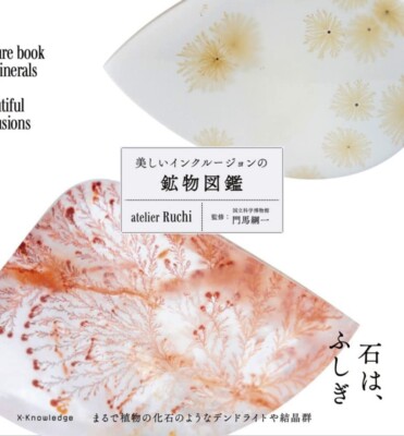 A beautiful book of photographs of inclusions inside minerals By atelier Ruchi