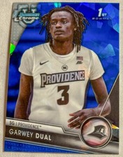 2023-24 Bowman Chrome University Sapphire Garwey Dual 1st #69 Providence