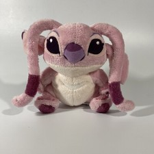 Disney Parks Lilo  Stitch Pink Angel Plush Stuffed Soft Toy Disneyland Alien 8  