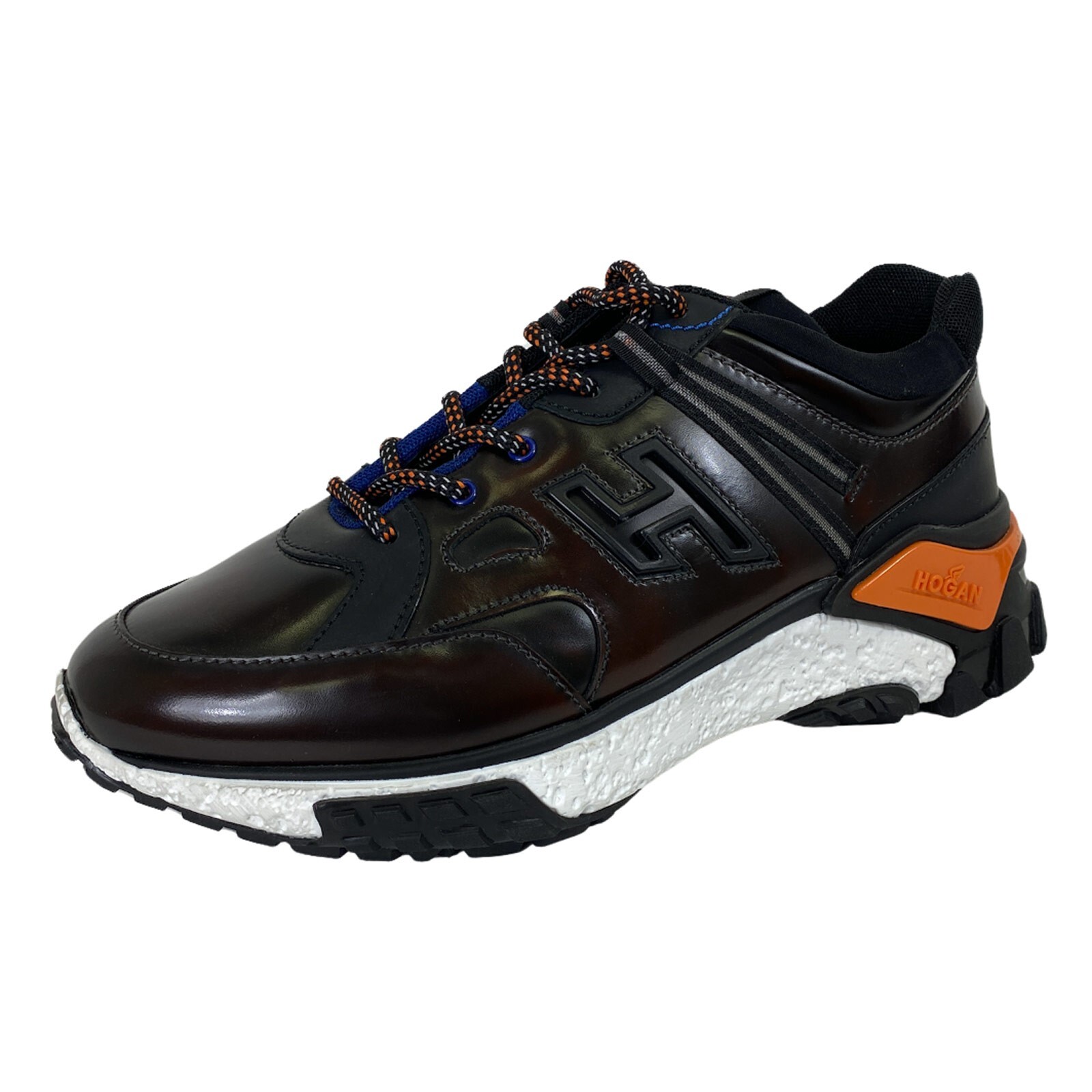 D98 кроссовки uomo HOGAN H477 URBAN TREK коричневая затененная обувь мужская