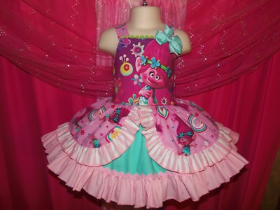 Patchwork Easter dress Gnome Dress  - Size 18mo/24mo  19-in length 