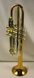1957 FRANK HOLTON MODEL 52 PROFESSIONAL C TRUMPET ROSE LACQUERED BRASS BELL RARE